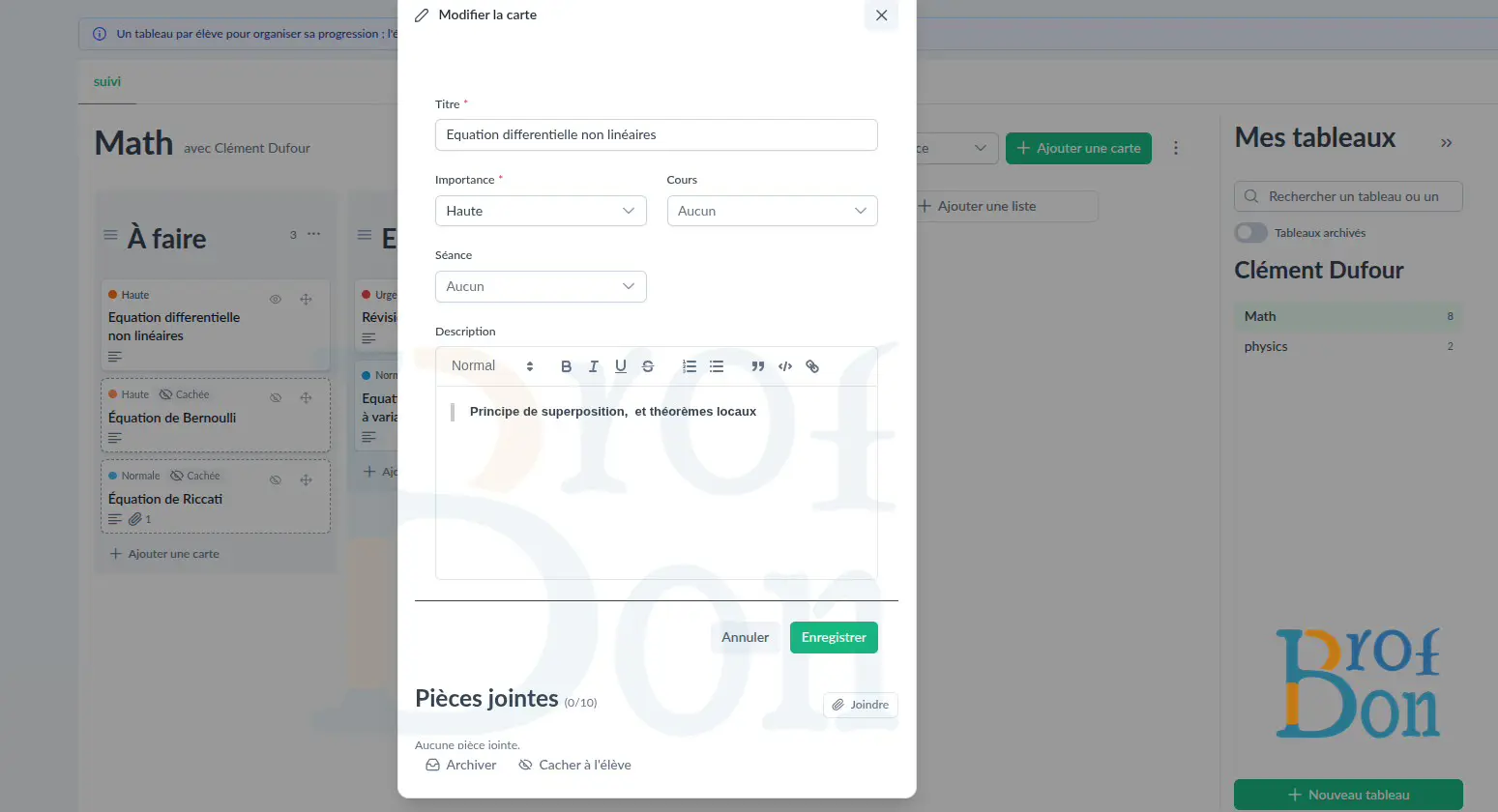 trello, bonprof